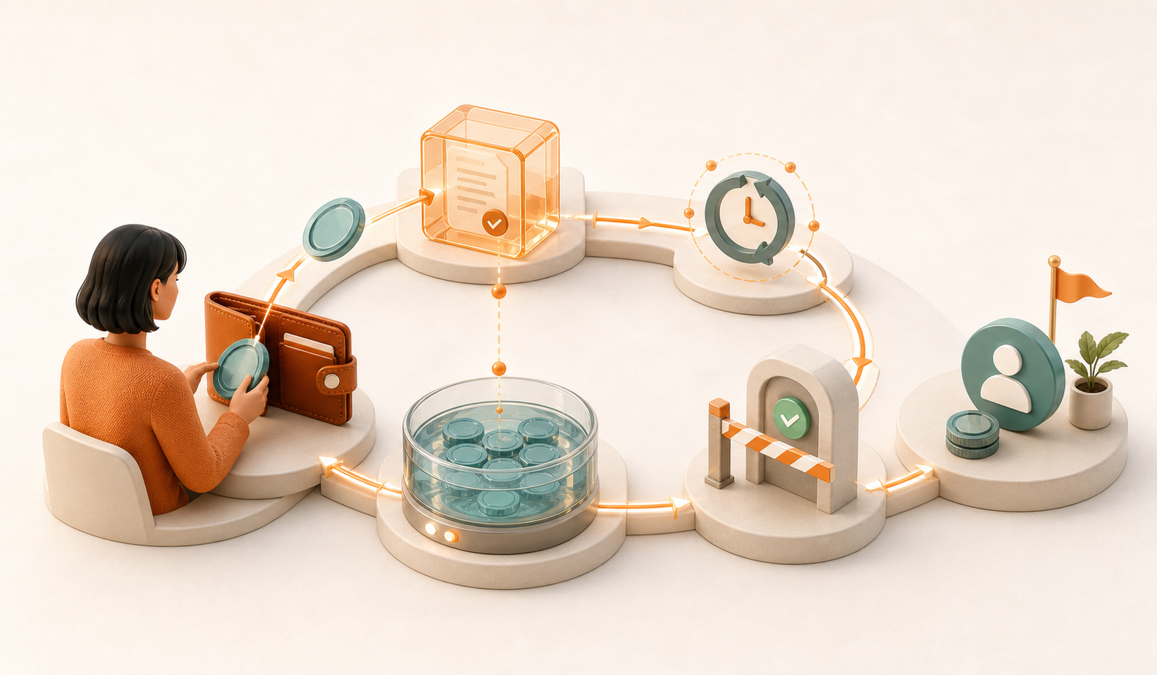 How Smart Cycle Works: The Path of Funds from Creation to Completion