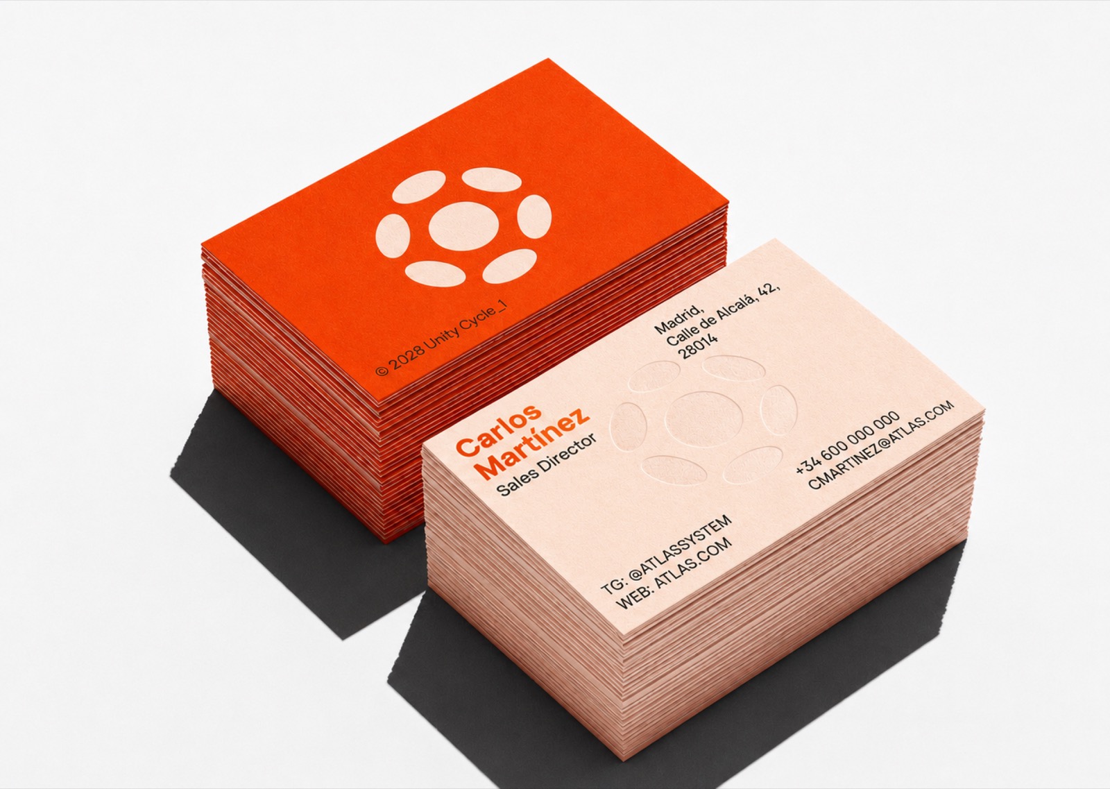 Atlas System business card preview