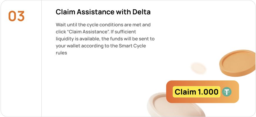 Claim Assistance action in Atlas System personal account