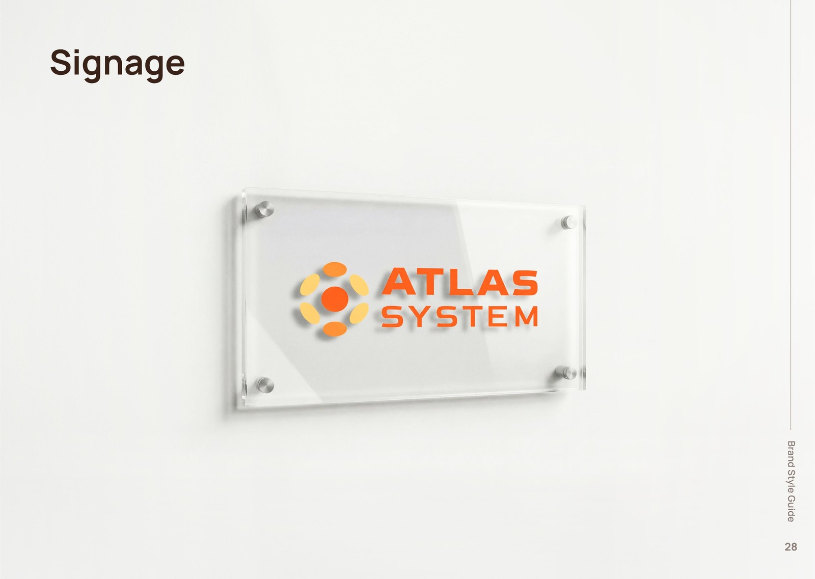 Atlas System Signage reference