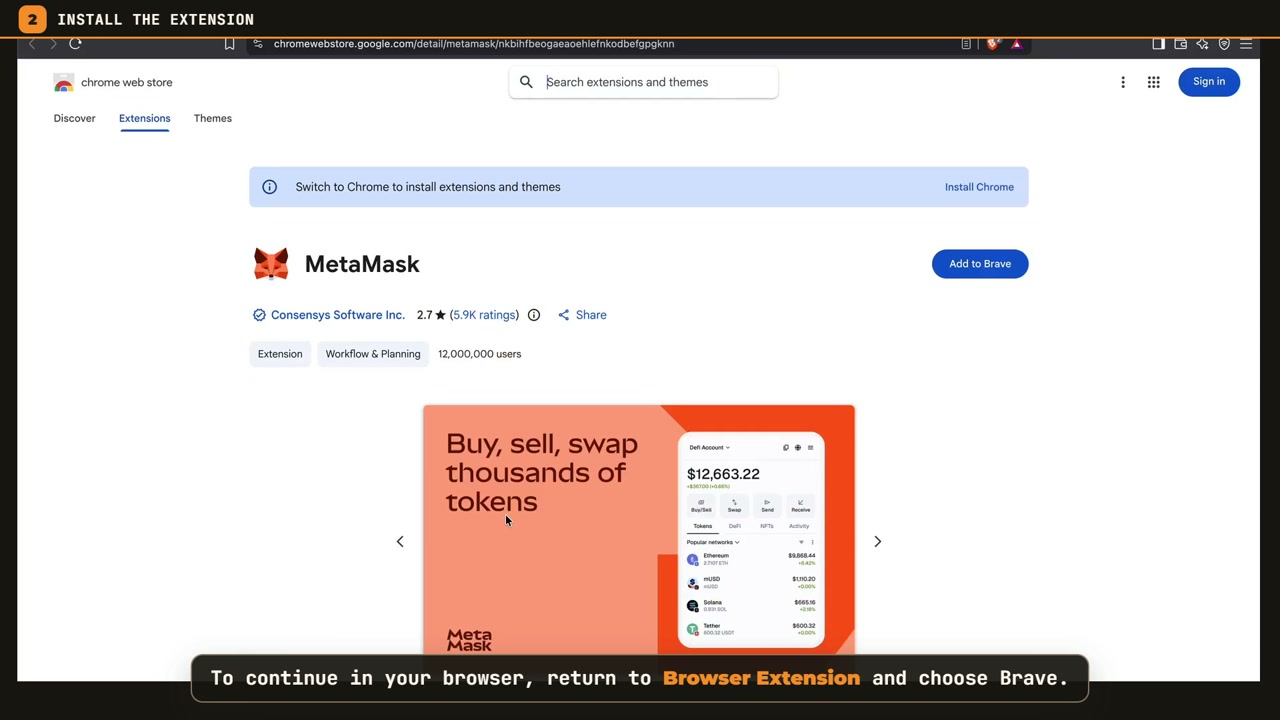 How to Install MetaMask and Create a Web3 Wallet