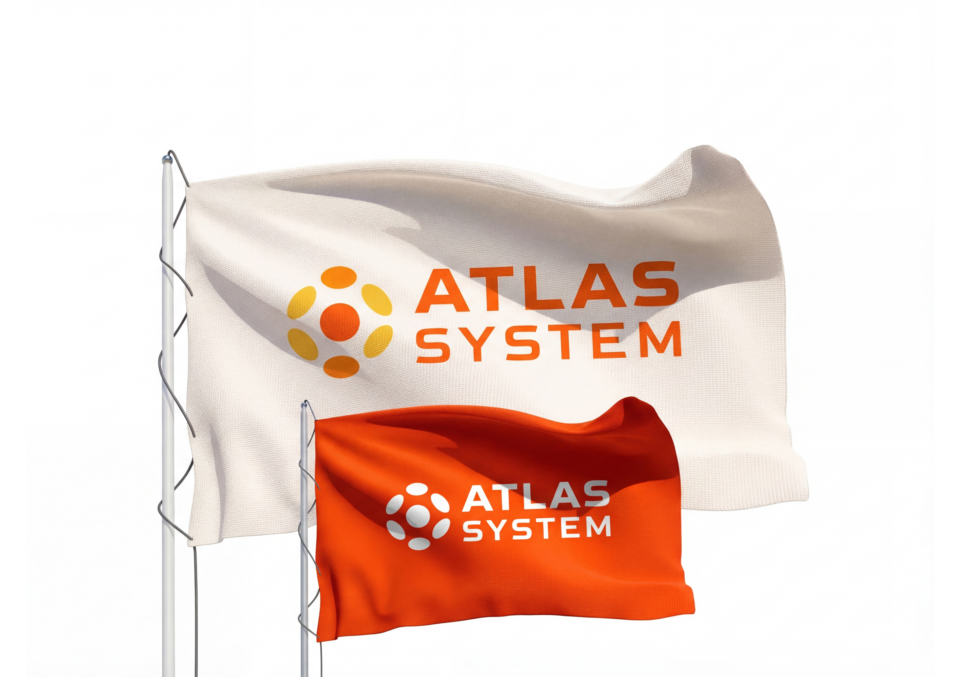 Atlas branded flag
