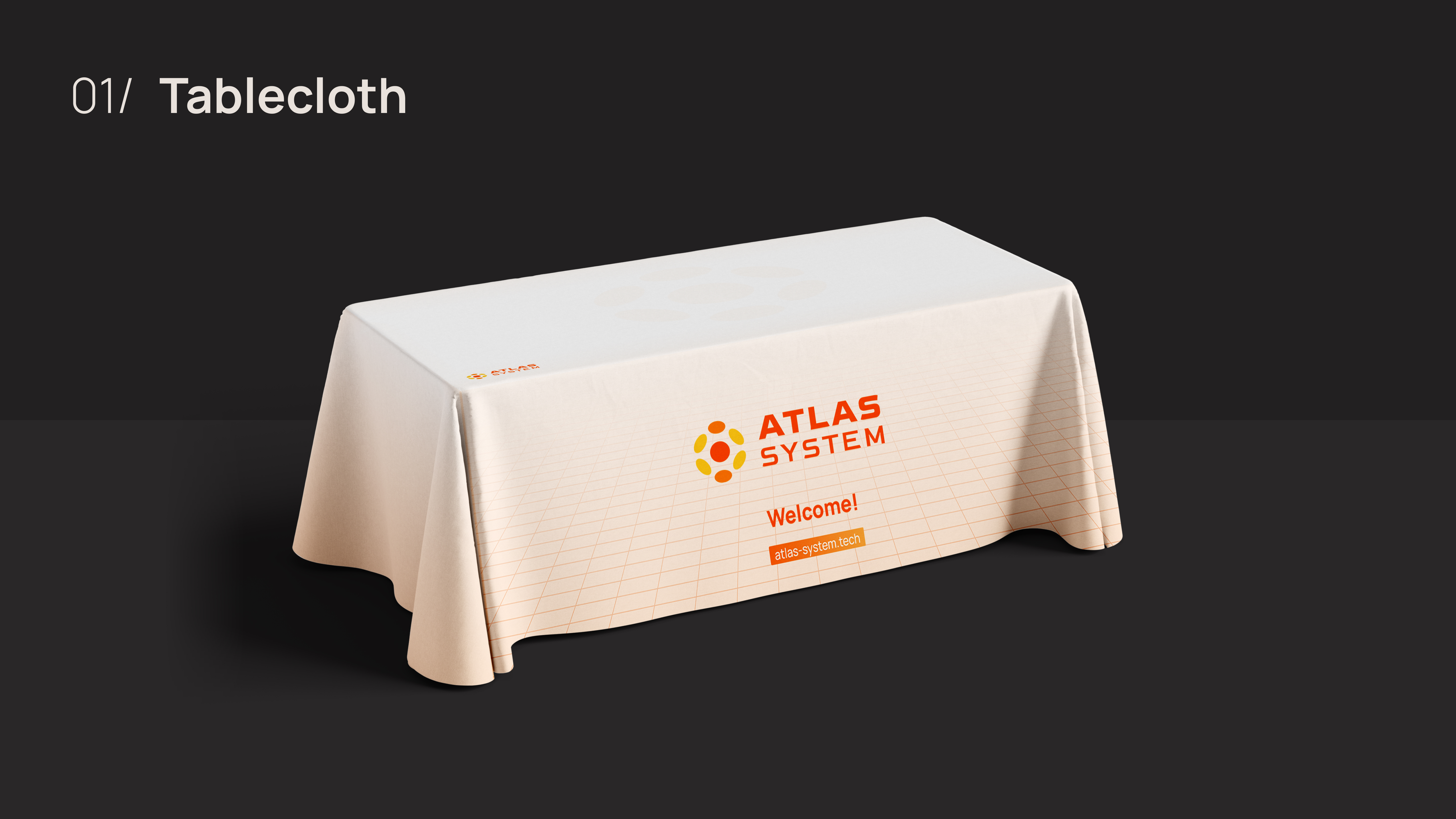 Atlas branded table